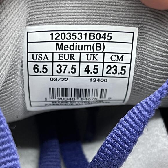 Brooks Adrenaline GTS 22 Running Shoes Women Size 6.5 Gray Blue Comfort Sneakers - Picture 8 of 8